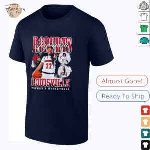 Tajianna Roberts Louisville women’s basketball 90s graphic shirt