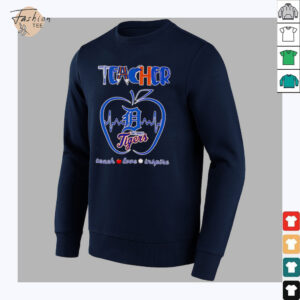 Teacher teach love inspire Detroit Tigers shirt