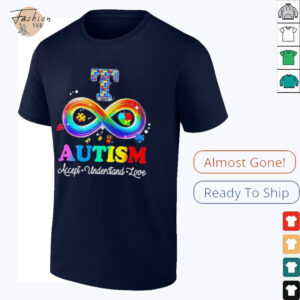 Tennessee Volunteers Autism accept understand love shirt