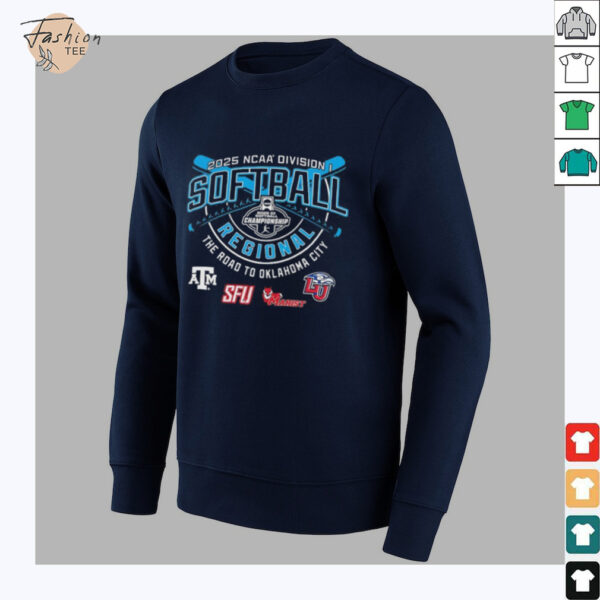 Texas A&M SFU Marist Red Foxes Liberty Flames NCAA Division I Softball Regional 2025 shirt