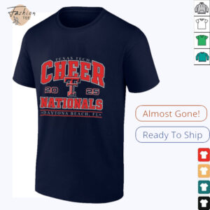 Texas Tech Cheer Nationals 2025 Daytona Beach T Shirt