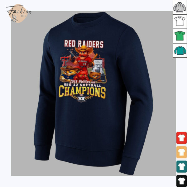 Texas Tech Red Raiders 2025 Big 12 Softball Champions Phillips 66 shirt