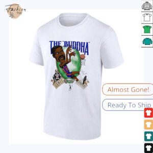 The Buddha Detroit Pistons caricature shirt