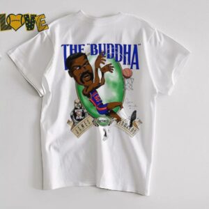The Buddha Detroit Pistons caricature shirt
