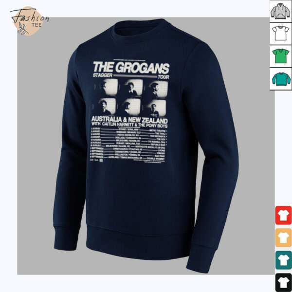 The Grogans Stagger Tour 2025 Australia And New Zealand T shirts