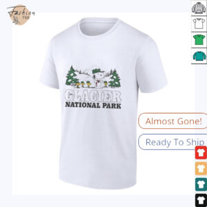 The Peanuts Snoopy And Woodstock X Glacier National Park T...