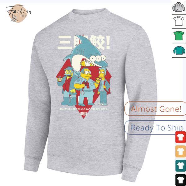 The Simpsons Jaws Parody Shirt