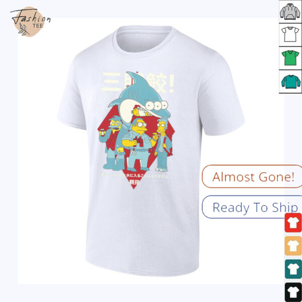 The Simpsons Jaws Parody Shirt