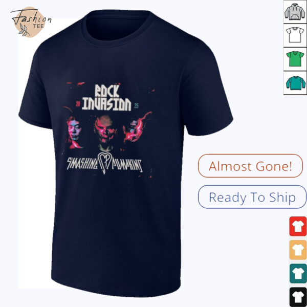 The Smashing Pumpkins Rock Invasion 2025 Tour T shirts