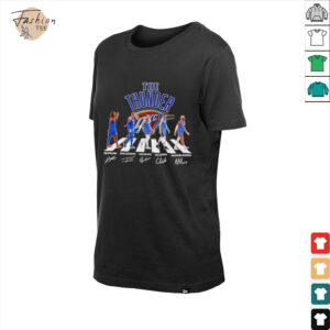 The Thunder Nation Abbey Road players signatures shirt