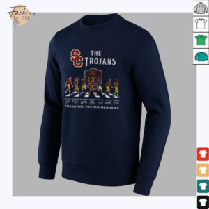 The USC Trojans Abbey Road 137 Years Thank You For The Memories signatures shirt