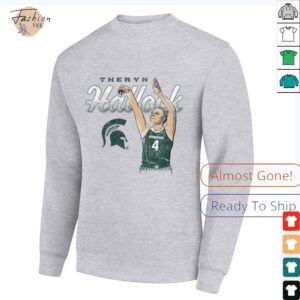 Theryn Hallock Michigan State Spartans Basketball T Shirt2