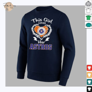 This girl loves her Houston Astros heart shirt