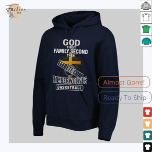 Timberwolves God First Family Second Football Shirt 32 11zon2