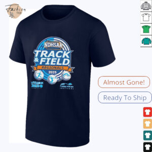 Track and Field Regionals NDHSAA 2025 shirt3