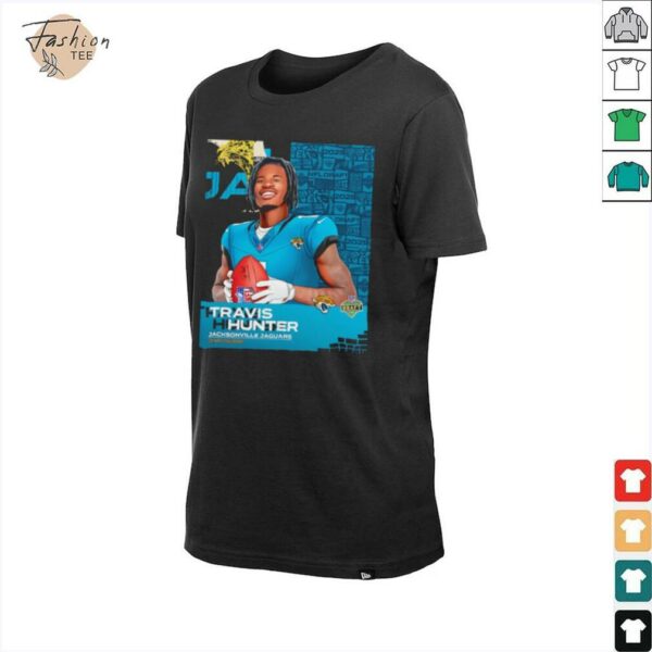 Travis Hunter Jacksonville Jaguars 2025 NFL Draft art shirt