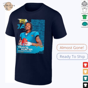 Travis Hunter Jacksonville Jaguars 2025 NFL Draft art shirt3