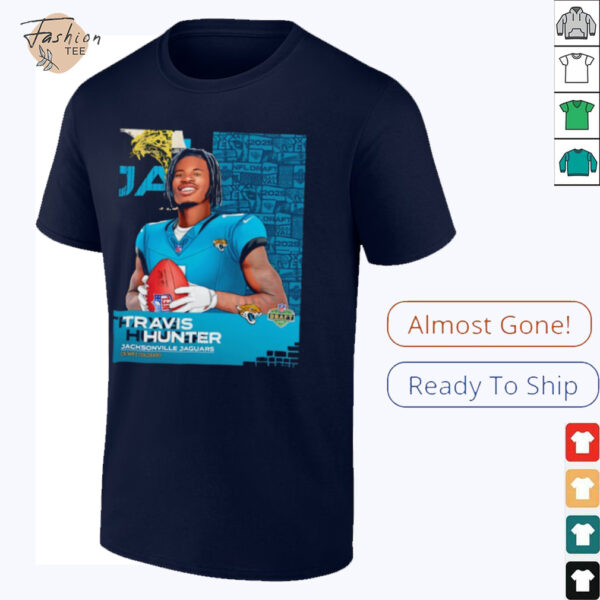 Travis Hunter Jacksonville Jaguars 2025 NFL Draft art shirt