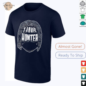 Travis Hunter Jacksonville Silhouette big face shirt3