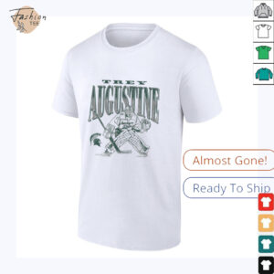 Trey Augustine Michigan State Spartans Hockey Goalie T Shirt0
