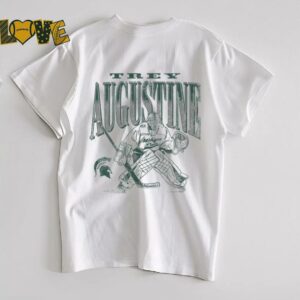 Trey Augustine Michigan State Spartans Hockey Goalie T Shirt3