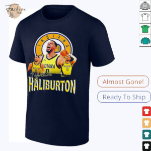 Tyrese Haliburton Indiana Pacers Star Power Playoffs 2025 signature shirt2