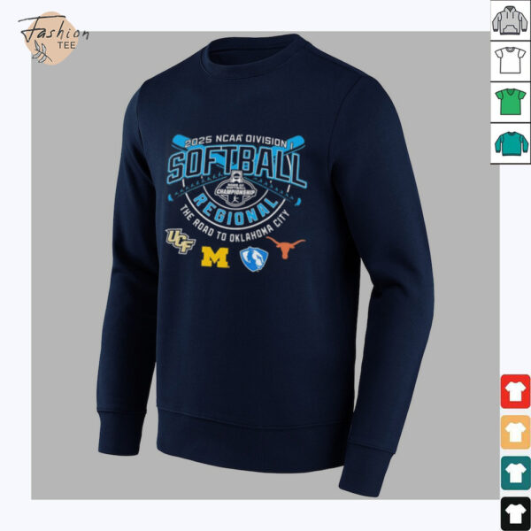 UCF Knights Michigan Illinois Panthers Longhorns NCAA Division I Softball Regional 2025 shirt