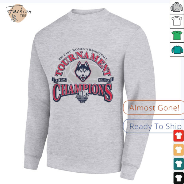UConn Huskies 2025 Big East Tournament Champions Tee UConn Merch_10_11zon