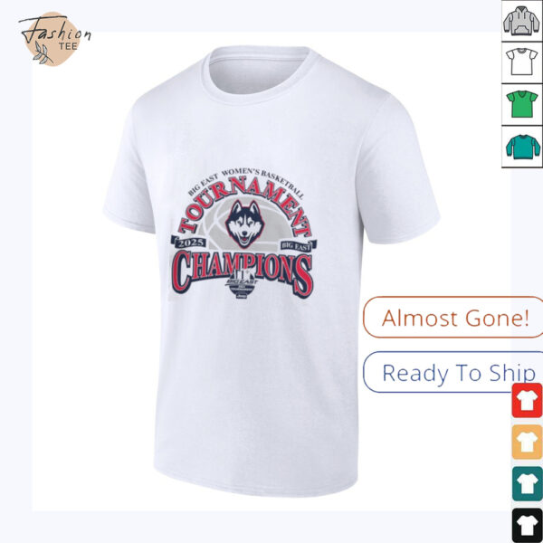 UConn Huskies 2025 Big East Tournament Champions Tee UConn Merch_10_11zon