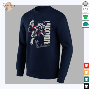 UConn Huskies Comfort Colors Mascot Dunk T Shirt