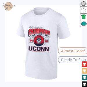 UConn WBB 2025 NCAA Champions Grid Shirt
