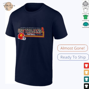 USC Trojans Football 2025 BIG 10 helmet shirt