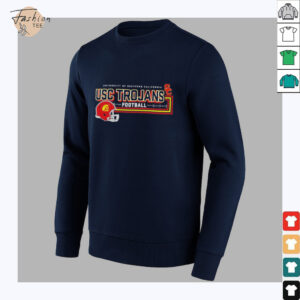 USC Trojans Football 2025 BIG 10 helmet shirt