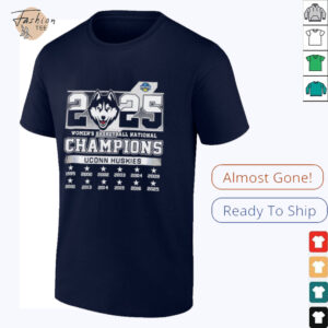 Uconn Women’s Basketball National Champions 2025 shirt