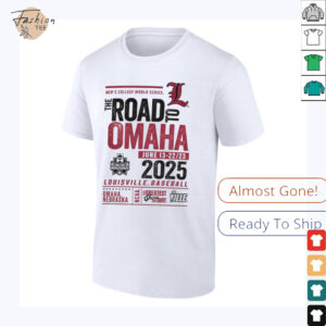 University of Louisville Baseball 2025 College World Series The Road To Omaha shirt2 1