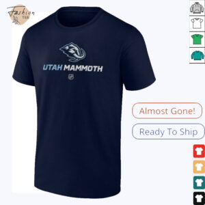 Utah Mammoth hockey logo NHL shirt3