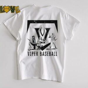 Vandegrift Vipers Baseball Batter logo shirt