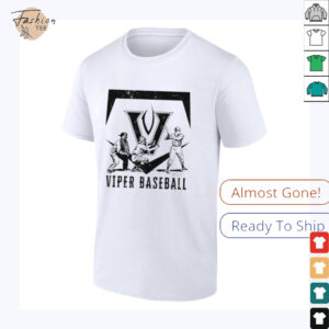 Vandegrift Vipers Baseball Batter logo shirt3