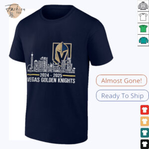 Vegas Golden Knights 2024 2025 Skyline City shirt