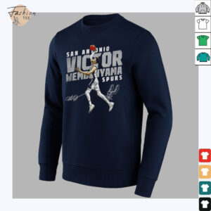 Victor Wembanyama San Antonio Spurs basketball player slant signature shirt3