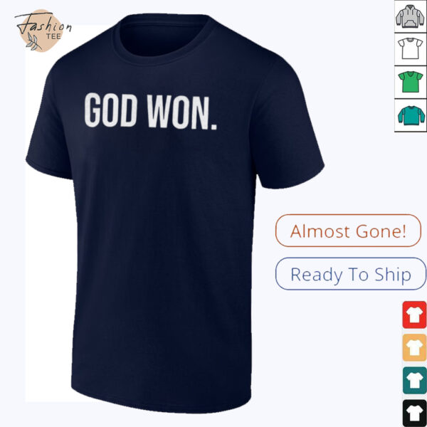 Vitor Belfort wearing God won shirt