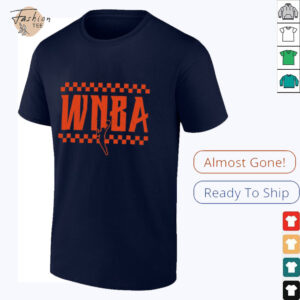 WNBA Unisex Rock & Roll Collection Mineral Wash Cropped T...