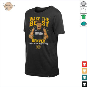 Wake The Beast Denver Nuggets Playoffs Cotton Shirt2