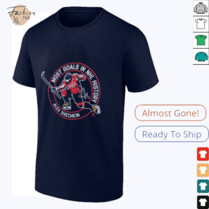 Washington Capitals Alexander Ovechkin Fanatics Athletic NHL All Time Leading...