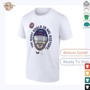 Washington Capitals Alexander Ovechkin Fanatics NHL All Time Leading Goal...