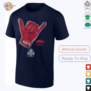 Wehiwa Aloy CWS Shaka Arkansas Baseball NCAA T Shirt
