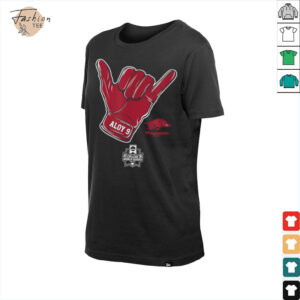 Wehiwa Aloy CWS Shaka Arkansas Baseball NCAA T Shirt