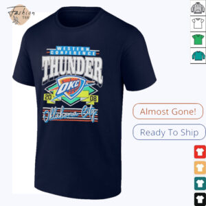 Western Conference Oklahoma City Thunder 2008 shirt