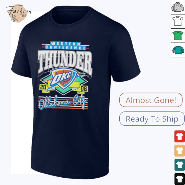 Western Conference Oklahoma City Thunder 2008 shirt
