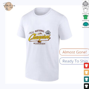 Western Michigan University Men’s Hockey 2025 National Champions logo shirt